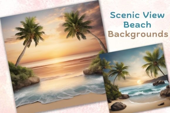 Scenic View Beach Backgrounds: Elevating Your Designs with Coastal Serenity