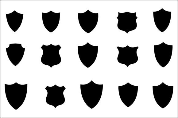 Sophisticated Shield Logo Stock Vector: A Design Essential