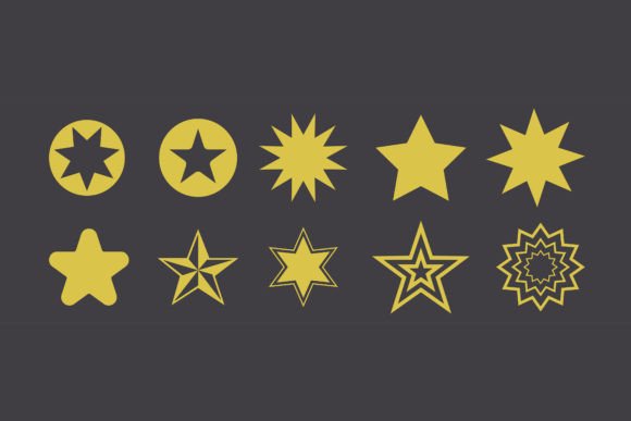 Unlocking Creativity with the Unique Star Shape Vector Collection