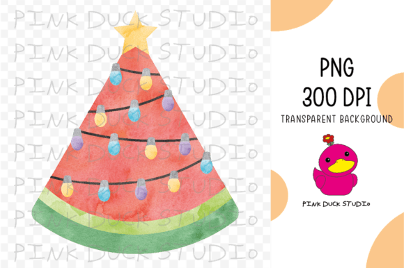 Watercolor Watermelon Tree Christmas: A Practical Asset Review